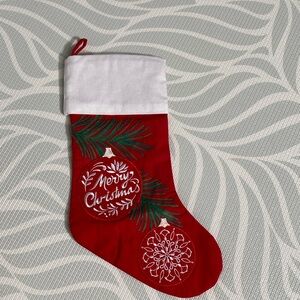 New embroidered Christmas stocking